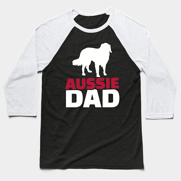 Aussie Dad Baseball T-Shirt by Designzz